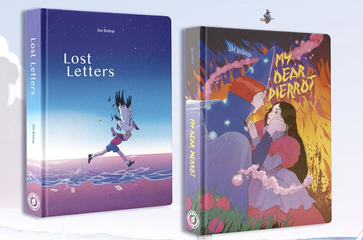 Lost Letters + My Dear Pierrot + Monte Cristo from Magnetic Press have commenced packing and shipping yesterday and will continue today!