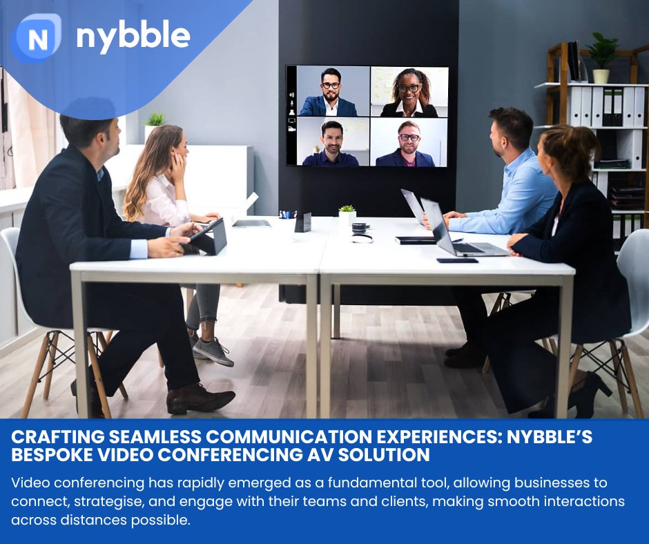 Crafting Seamless Communication Experiences: Nybble’s Bespoke Video Conferencing AV Solution

Link: nybble.co.uk/nybbles-video-…

#avsolutions #av #auidiovisual #communicationsystems #communication #videoconferencing #businesses #business #conference #nybble