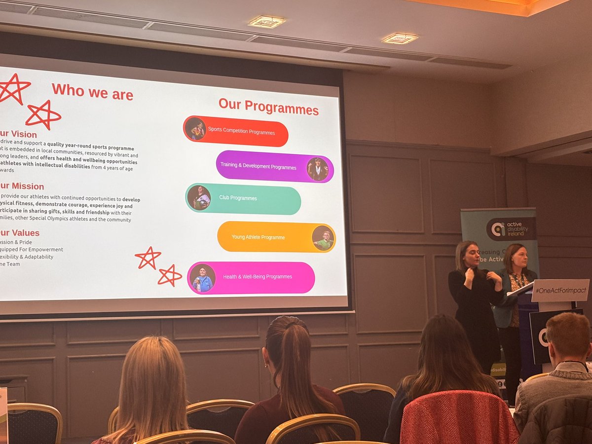 Sport for Business (@sportforbusines) on Twitter photo Proud to be a small part of the <a href="/SOIreland/">Special Olympics Ireland</a> family. Here’s Joanne representing us brilliantly at today’s <a href="/AD_Ireland/">Active Disability Ireland</a> conference. More to come from <a href="/ParalympicsIRE/">Paralympics Ireland</a> <a href="/IWASport/">IWA-Sport</a> <a href="/visionsportsirl/">Vision Sports Ireland</a> and <a href="/DeafSportsIre/">Deaf Sports Ireland</a> #oneactforimpact Proud to be a small part of the <a href="/SOIreland/">Special Olympics Ireland</a> family. Here’s Joanne representing us brilliantly at today’s <a href="/AD_Ireland/">Active Disability Ireland</a> conference. More to come from <a href="/ParalympicsIRE/">Paralympics Ireland</a> <a href="/IWASport/">IWA-Sport</a> <a href="/visionsportsirl/">Vision Sports Ireland</a> and <a href="/DeafSportsIre/">Deaf Sports Ireland</a> #oneactforimpact