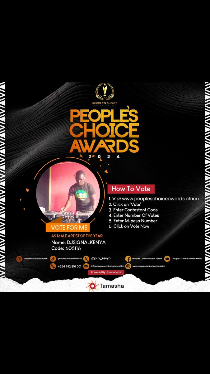 DJSIGNAL_KENYA's tweet photo. 12 days remaining fam,  keep voting fam kindly !!!
I beg you in the Name of God , pliz vote for me . 
#TheOverdoseMaster https://t.co/f5gElzDENQ