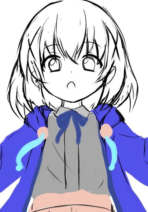 只今お次の描いておりまする(๑•ㅂ•)و✧ 
