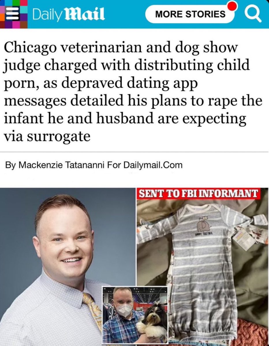 cavakaggyreborn's tweet photo. Man caught with child porn and detailed plans to rape the infant he's expecting via surrogacy.
Surrogacy needs to stop https://t.co/fiLjeUphda