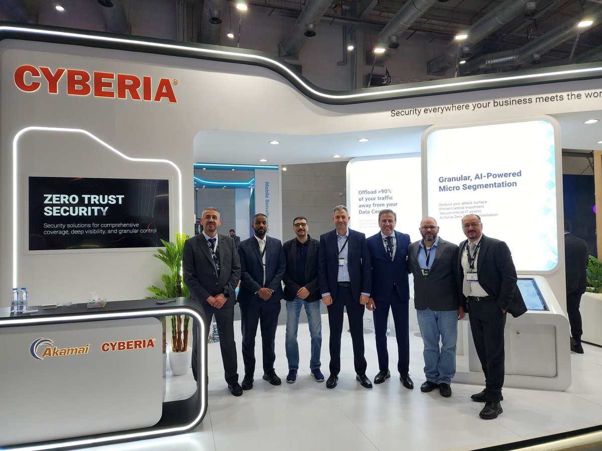 CyberiaSaudi's tweet photo. BlackHat 2024 was fascinating! Big thank you to our customers, partners and visitors for the amazing participation. #BlackHat #BHMEA24
@Akamai https://t.co/2OD94IWv6J
