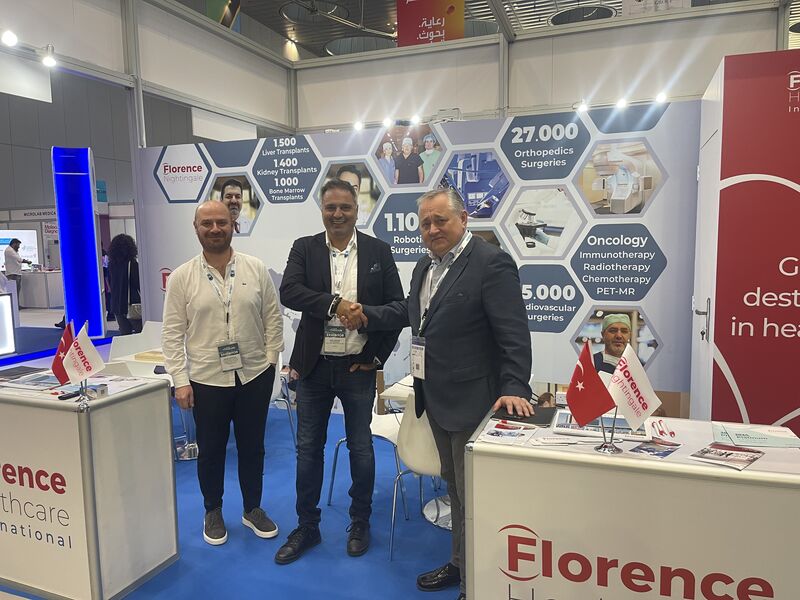 HospitalsMag's tweet photo. Great discussion with Dr. Sinan Nazif Aran & Mehmet Hürmüzlü at the #FlorenceHealthcareInternational booth during @Qatarmedicare!
Excited about upcoming collaborations—stay tuned!
#HospitalsMagazine #Turkey #PanArab #Healthcare https://t.co/AvITswn0TL