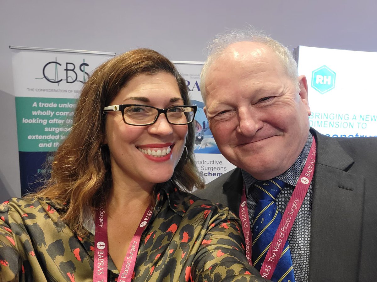 The Confederation of British Surgery (@uksurgeons) on Twitter photo Our President and <a href="/ESPRAS_Europe/">ESPRAS</a> VP <a href="/MrMarkHenley/">Mark Henley</a> with CBS Press Officer <a href="/TingyS/">Tingy ('tinjee') Simoes 🇺🇦 she/her</a> at #BAPRAS2024! Our President and <a href="/ESPRAS_Europe/">ESPRAS</a> VP <a href="/MrMarkHenley/">Mark Henley</a> with CBS Press Officer <a href="/TingyS/">Tingy ('tinjee') Simoes 🇺🇦 she/her</a> at #BAPRAS2024!