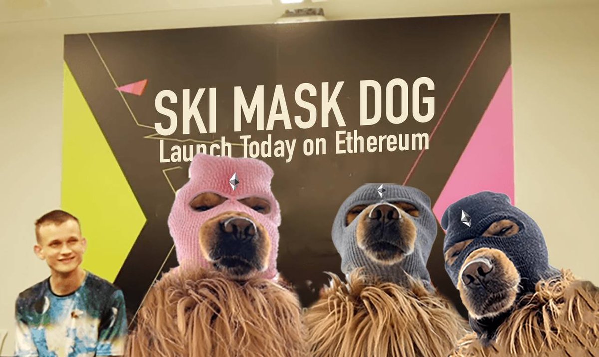 Ski Mask Dog @SkiDogETH $ETH Launching Today The ETH VERSION OF SKIMASKDOG  Time: 6PM UTC Ski Mask Dog on Base 350M, and now Bonk on Eth is launching  soon https://t.co/Pn86s4tSJo https://t.co/eG2AJfVfpp