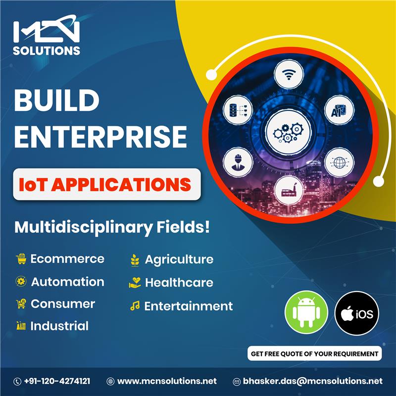 Bridge the gap between your business and the future with IoT solutions! Scale your enterprise like never before!
💼 eCommerce
🏥Healthcare
🌍 Industrial Automation

Get a free quote now:📩 bhasker.das@mcnsolutions.net

#IoTApplications #SmartTech #BusinessGrowth