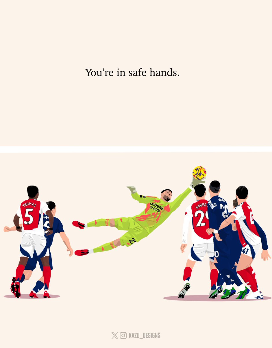 kazu_arsenal's tweet photo. Thank you, David Raya 🇪🇸❤️ https://t.co/6OXTrTdg2f
