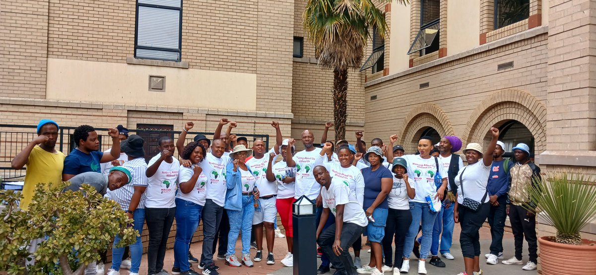 macua_sa's tweet photo. Harmony Gold Mine’s #SLAPPSuit (interdict) is extended to 17 December 2024 where judgement will be handed down.
In court, Harmony kept using the phrase “unemployed community members”, therefore shying away from all the other grievances that the communities submitted before it opted to ghost and shy away from taking accountability when it sought a SECRETIVE interdict a day before its deadline to provide a comprehensive response to the demands of the communities. This demonstrates the arrogance that the mine has towards the plight of the communities.
The mine has decided to withdraw the interdict against respondent 10, being the "Residents of the Nyakallong, Masilonyana, and Matjhabeng Districts and surrounds involved and/or partaking in the interdicted activities." This confirms our position that Harmony’s interdict is nothing but a mere tactic of using strategic litigation to silence communities and activists from holding the mine accountable as it has failed on numerous times to adhere and fulfil its Social and Labour Plan commitments.
@ProtestZa
@CALS_ZA
#MACUAWAMUA
#HarmonyTargetMine
#NothingAboutUsWithoutUs