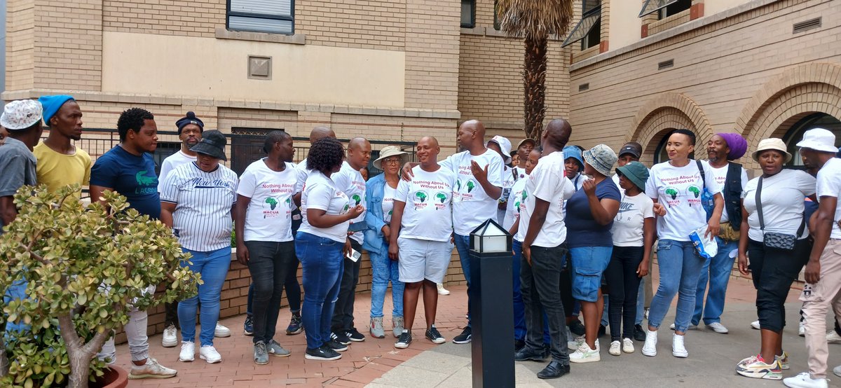 macua_sa's tweet photo. Harmony Gold Mine’s #SLAPPSuit (interdict) is extended to 17 December 2024 where judgement will be handed down.
In court, Harmony kept using the phrase “unemployed community members”, therefore shying away from all the other grievances that the communities submitted before it opted to ghost and shy away from taking accountability when it sought a SECRETIVE interdict a day before its deadline to provide a comprehensive response to the demands of the communities. This demonstrates the arrogance that the mine has towards the plight of the communities.
The mine has decided to withdraw the interdict against respondent 10, being the "Residents of the Nyakallong, Masilonyana, and Matjhabeng Districts and surrounds involved and/or partaking in the interdicted activities." This confirms our position that Harmony’s interdict is nothing but a mere tactic of using strategic litigation to silence communities and activists from holding the mine accountable as it has failed on numerous times to adhere and fulfil its Social and Labour Plan commitments.
@ProtestZa
@CALS_ZA
#MACUAWAMUA
#HarmonyTargetMine
#NothingAboutUsWithoutUs