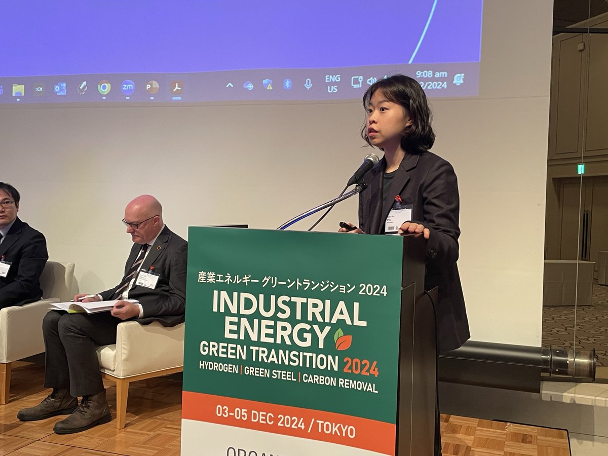 forourclimate's tweet photo. Earlier this week, SFOC’s Steel Policy Analyst, Daseul Kim spoke at the Industrial Energy Green Transition 2024 in #Tokyo sharing the challenges and opportunities for #SteelDecarbonization in #SouthKorea 💡
Read more about #GreenSteel in SFOC's reports: https://t.co/0MbFJxQ9Qa https://t.co/ryEzVRtpEq