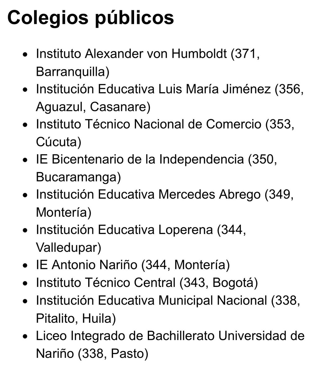 kerguelenhugo's tweet photo. Con los resultados de las Pruebas Saber 11 2024, nuestros colegios públicos Mercedes Abrego y Antonio Nariño se ubican en el top 10 nacional de esta clasificación. 🏆 Es un orgullo que Montería sea la única ciudad con dos instituciones en esta lista.

Gracias a rectores, coordinadores, docentes, estudiantes y padres de familia por su compromiso con la educación. 

https://t.co/VAqMNXABmN