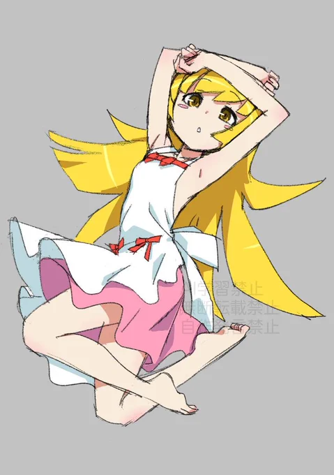 ぱない忍 #物語シリーズ #イラスト #illustration 