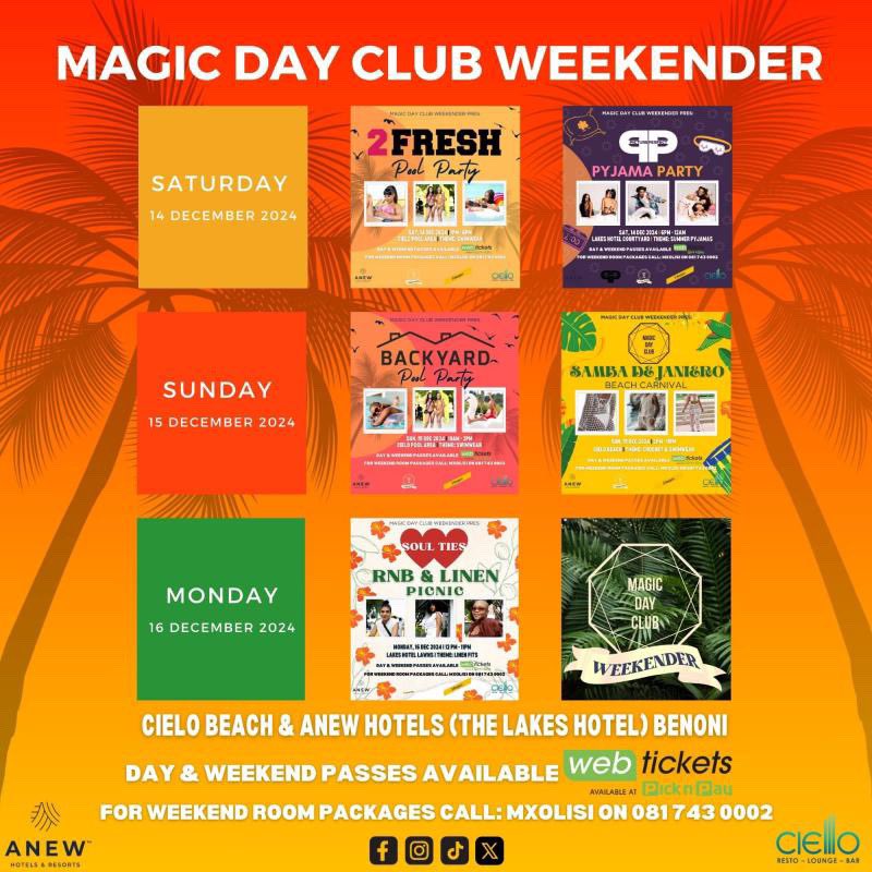 MagicDayClub's tweet photo. #TheWeekender
#SummerFriends
#2Fresh
#PicturePerfect
#BackyardSessions
#BackyardPoolParty
#SambaDeJaniero
#BeachCarnival
#SoulTies
#RNBvibes
#NeoSoul
#HipHop
#AlternativeSoul
#MDC24
#MagicDayClub2024
#MDC
#ProtectTheVibes
#RubixCubeAgency https://t.co/wjCAu2eSIw