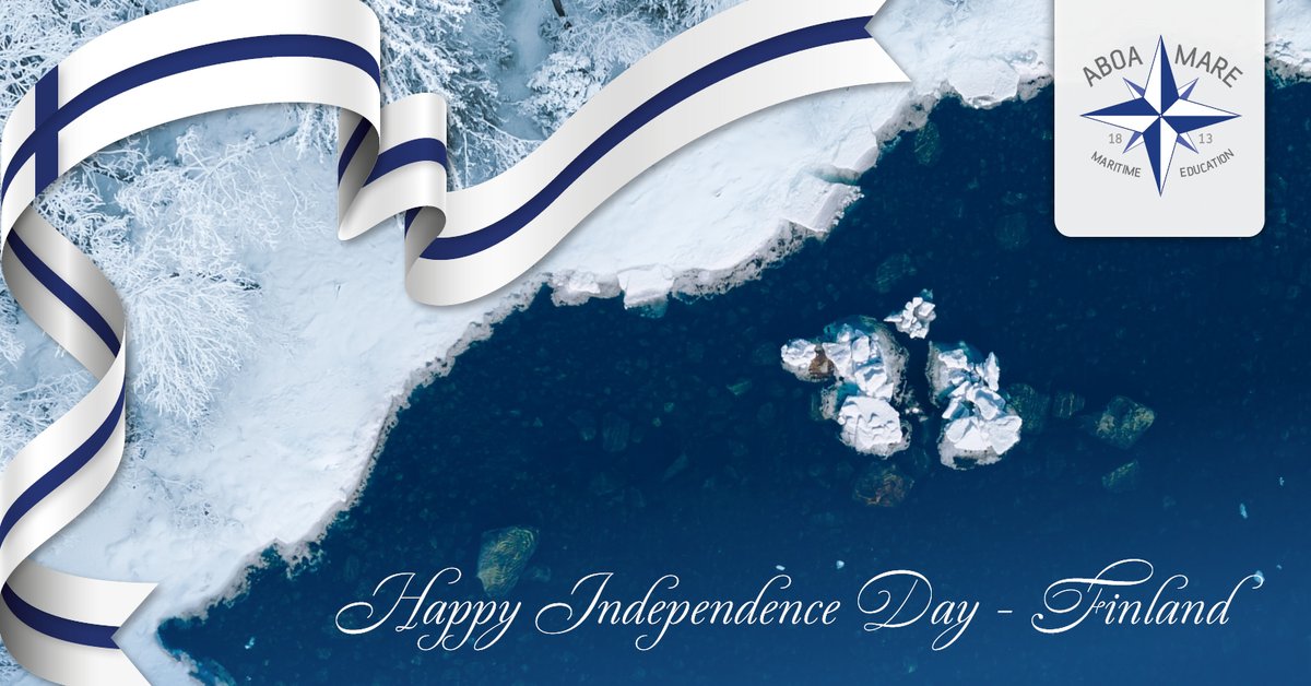 aboa_mare's tweet photo. Glad självständighetsdag! Hyvää itsenäisyyspäivää! 
Happy Independence Day! 💙🤍
 
#Självständighetsdag2024 #Itsenäisyyspäivä2024 #IndependenceDay2024 #Suomi #Finland #ThisIsFinland #StudyInFinland #FinnishEducation #Sjöfartsutbildning #Merenkulunkoulutus #MaritimeEducation https://t.co/fVZH08eUli
