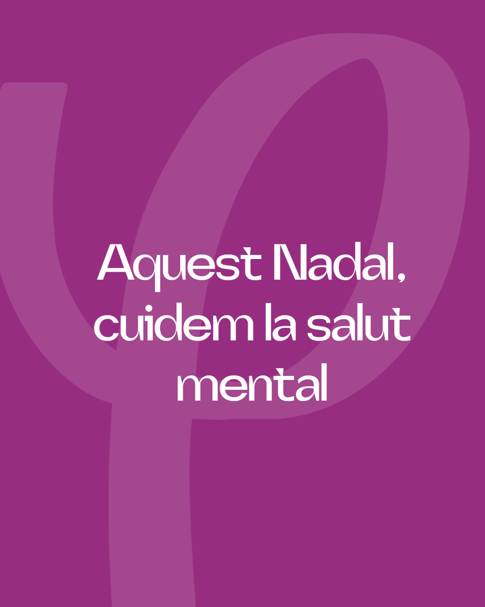 PSIGMApsico's tweet photo. 🗣️ Aquest Nadal, parlem obertament de salut mental. Moltes persones pateixen en silenci durant les festes per la soledat, l’estrès o les expectatives.

Comparteix aquest missatge per trencar el silenci i ajudar més persones a trobar el suport que necessiten. 💙

#SalutMental https://t.co/7POj6qqRmf