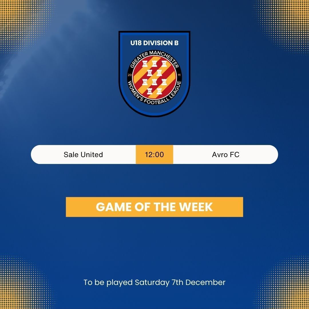 GMWFL2011's tweet photo. GAME OF THE WEEK | 🔝

Check out the games of the week for both open age and our U18 section! Two fantastic games in the spotlight this weekend, get down supporting your teams and we will have more news across the weekend from these two games! https://t.co/Q3C7SJcKx1