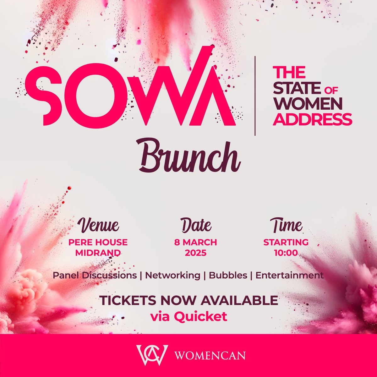 Can you handle the excitement? Join us and find out!
#WomenCan #SOWA #EMPOWERWOMEN #EMPOWERMENT