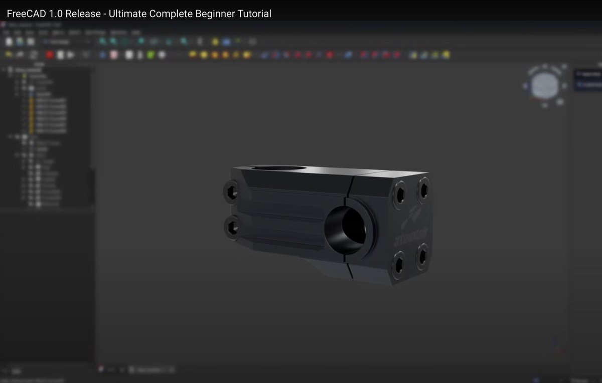 Stemfie3D's tweet photo. Are you looking to learn CAD modeling or explore a powerful alternative to license-based software? Check out this quick tutorial by https://t.co/GZi3t91g1E and discover #FreeCAD – an #opensource CAD solution!

The entire STEMFIE Project is proudly #MadeWithFreeCAD. 

Start learning FreeCAD 👉📽️ https://t.co/3Rx9GeuqeQ @FreeCADNews #Stemfie3D #STEM
