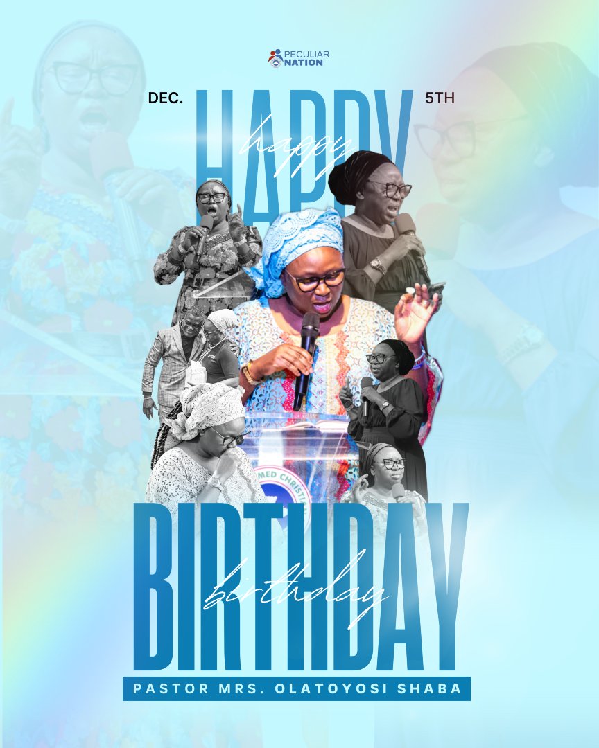 rccgpnsk's tweet photo. Happy Birthday to our beloved Pastor Mrs. Olatoyosi Shaba! 🎉🎂 Thank you for being our Mentor, Leader, and Friend. May you continue to grow in God's favor and joy. We love and cherish you dearly. Long life and prosperity, ma! ❤️🙏 #HappyBirthdayPastor https://t.co/kKwREQ7kEV
