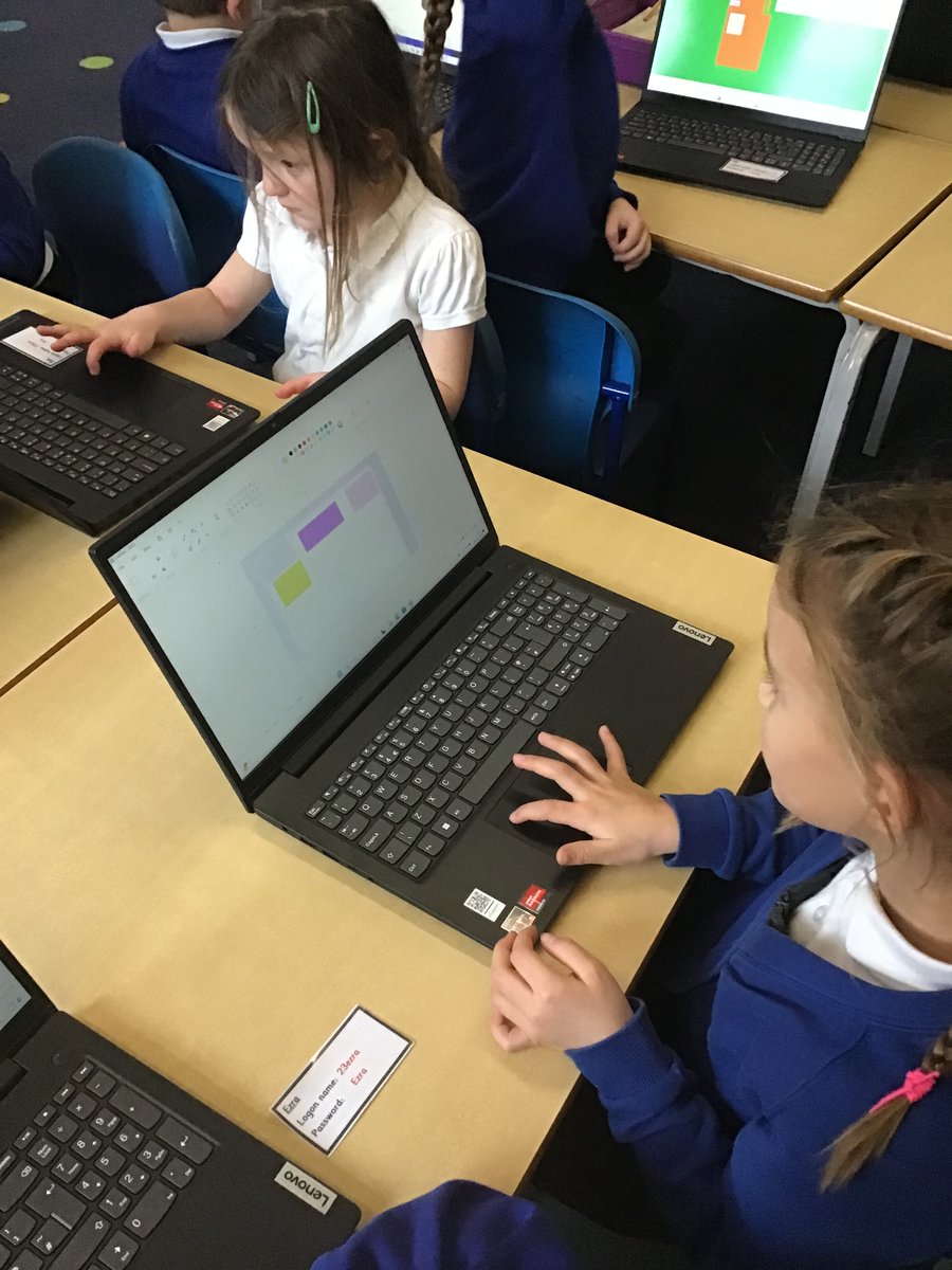 WCLPS's tweet photo. 1WA Robins worked really hard in our computing lesson earlier this week. Using the paint app, we used shapes to recreate a picture in the style of Matisse. #wclpscomputing https://t.co/B3nzTXRpbu
