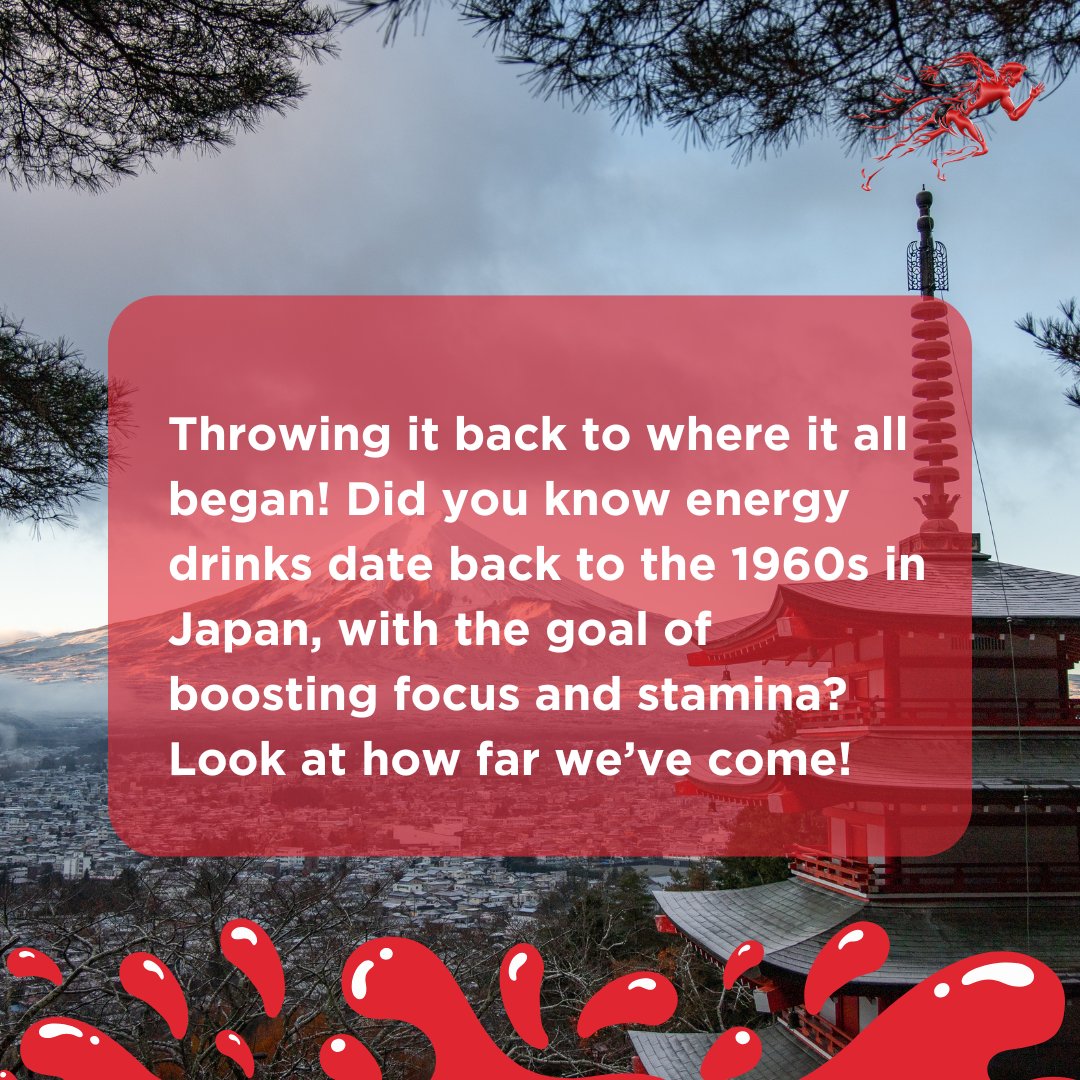 From Japan’s 1960s energy revolution to powering today’s boldest dreams—here’s to the unstoppable legacy of energy drinks! 🗻⚡ Where would your journey take you next? 🥤 #ThrowbackThursday #EnergyThroughTime