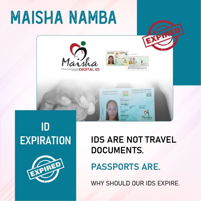 There remain concerns of the possibility of the Maisha cards being co-opted into corruption as we’re currently witnessing with the processing of passports that have a similar 10-yearexpiration period. Questions over the cost implications for renewing IDs also arise.