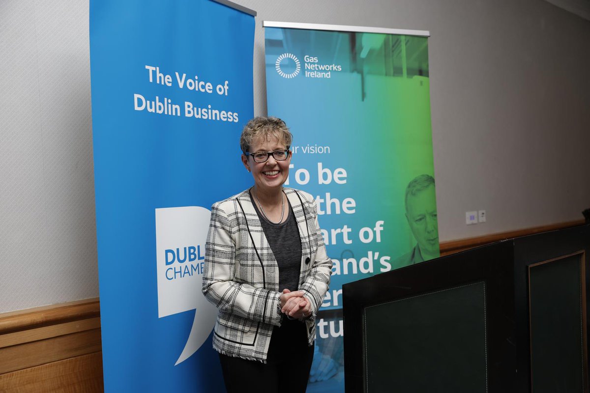 DubCham's tweet photo. Yesterday evening, in partnership with @GasNetIrl, we welcomed Lynne Embleton, CEO, @AerLingus, to our final Dinner in Camera event of 2024 at the Conrad Hotel, to address our members.
 
Joined by, Mary Rose Burke, Dublin Chamber CEO, Cathal Marley, CEO, Gas Networks Ireland, and Siobhan O'Shea, Director at Indeed and President of Dublin Chamber.
 
Check out our full photo album - https://t.co/9jM3y410YS
 
#DinnerinCamera  #VoiceofDublinBusiness