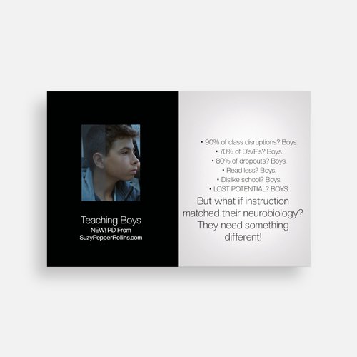 myedexpert's tweet image. We are losing our boys. Even boys who are &quot;good students&quot; don&apos;t think much of school. Let&apos;s change that trajectory. Reach out for PD on Teaching Boys.