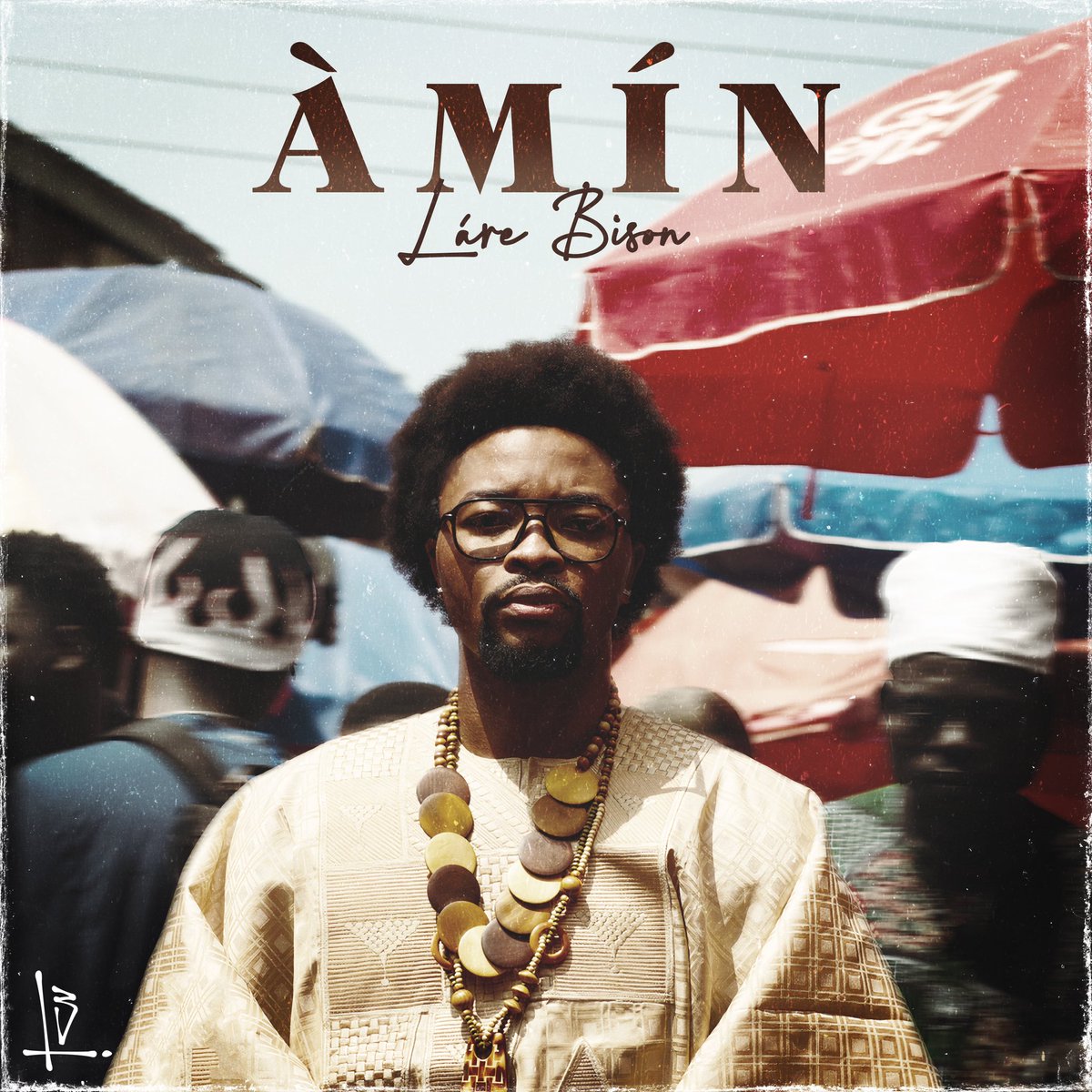 larebison's tweet image. My first single ever titled “Amin” drops this midnight. It’s been a long time coming, thank you to everyone who has been a part of the journey 🦬❤️

Prod 🎹: Octave
Mix &amp;amp; Mastered: STG
🖼️: Komodrawslines