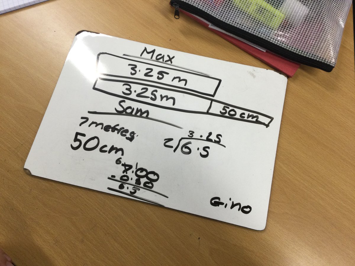 ectonbrookpri's tweet image. 6MN have been using bar models to solve mathematical word problems.  These are really helping us to understand the calculations that we need to carry out for each step of a problem.
@WhiteRoseED @Zoe_Hall29 @NPATrust 
#Decembar