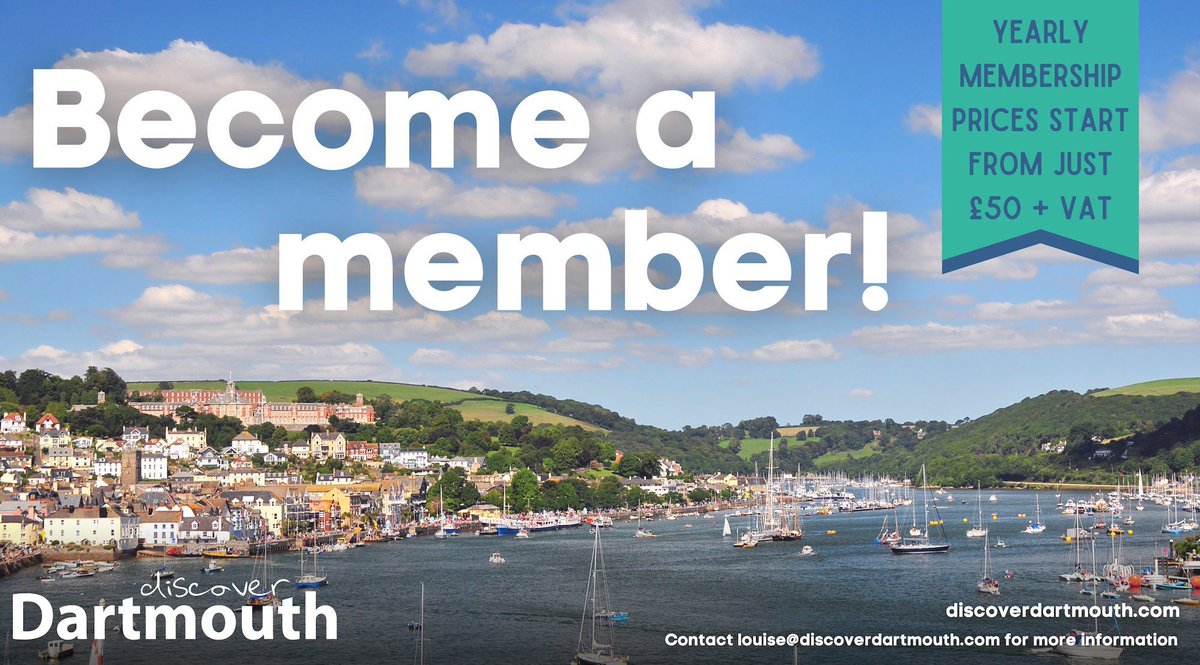 Find out more about how we can help support your Dartmouth business in 2025 from only £50+VAT!
<a href="/discoverdart/">Discover Dartmouth</a> <a href="/visitsouthdevon/">Visit South Devon</a> <a href="/sdevonbiz/">Visit South Devon Biz</a> <a href="/jobutler22/">Jo Butler Consulting</a> <a href="/Loucuplym/">Louise Cusack</a> #dartmouth #southdevon #devon #hospitality #tourism #destinationmarketing #riverdart #membership #foodanddrink