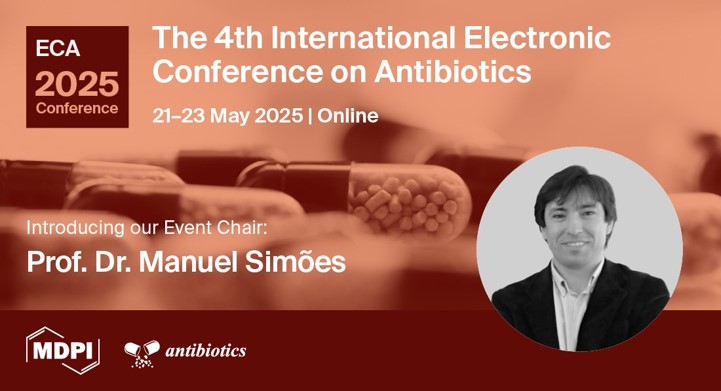 antibioticsmdpi's tweet photo. Introducing our #SessionChair: S7. Clinical and Environmental Impact of Bacterial Biofilms
🧑🔬Prof. Dr. Manuel Simões
🗓️Conference date: 21–23 May 2025
🌐https://t.co/gplnKLThRN https://t.co/sSHhTvyM8y