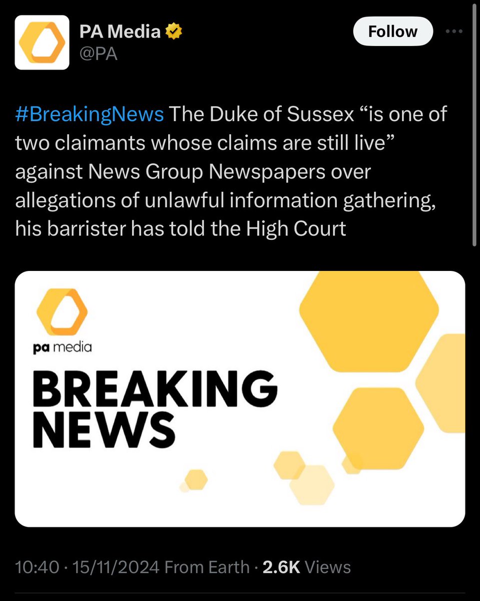 claireXanda's tweet photo. The two brothers are not the same ,one takes cash behind closed doors &amp; the other said I want justice in court of law For every victim.And y’all wonder why the they target him&amp;his wife.This is why Murdoch media will praise Prince William&amp;Kate while they trash Prince Harry&amp;Meghan. https://t.co/TbSy5cEJrT