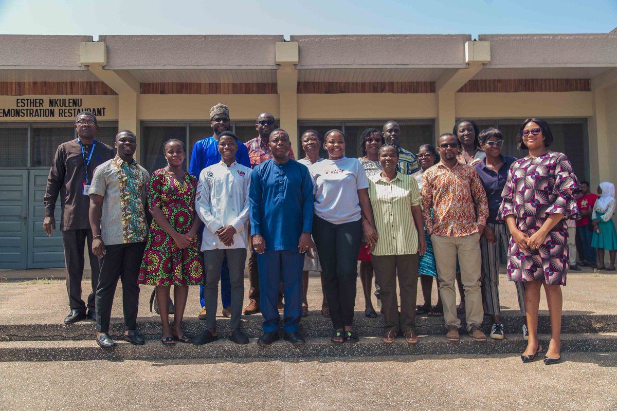 Official_HTU's tweet photo. HTU celebrates our #BigChefTertiary Season 2 CHAMPIONS! Sheriffa Salifu & King Jones Addoh defended our title! VCProf. @HonyenugaBQ awards them a 1-yr scholarship!
Congratulations !
#HTUPride #BigChefTertiary https://t.co/wZS3t3YzgU