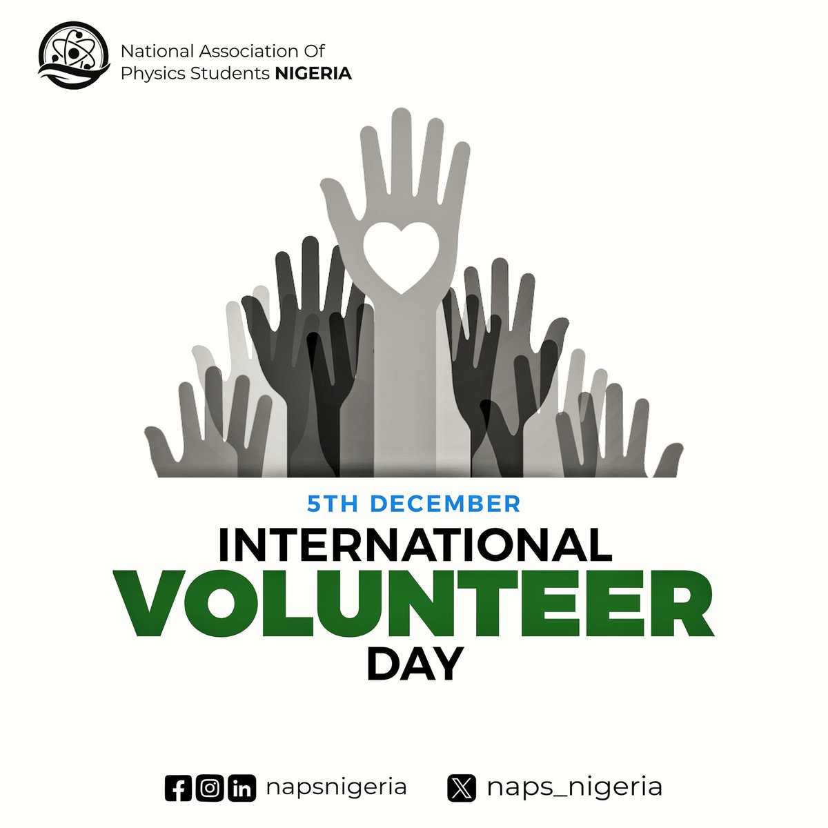 Naps_Nigeria's tweet photo. Celebrating International Volunteer Day 

Today, we honor the incredible work of volunteers around the world. Their selfless dedication and commitment to making a difference inspire us all.

#InternationalVolunteerDay #Volunteer #Volunteerism #Community #GivingBack #NAPSNigeria https://t.co/S6aQS3DvpA