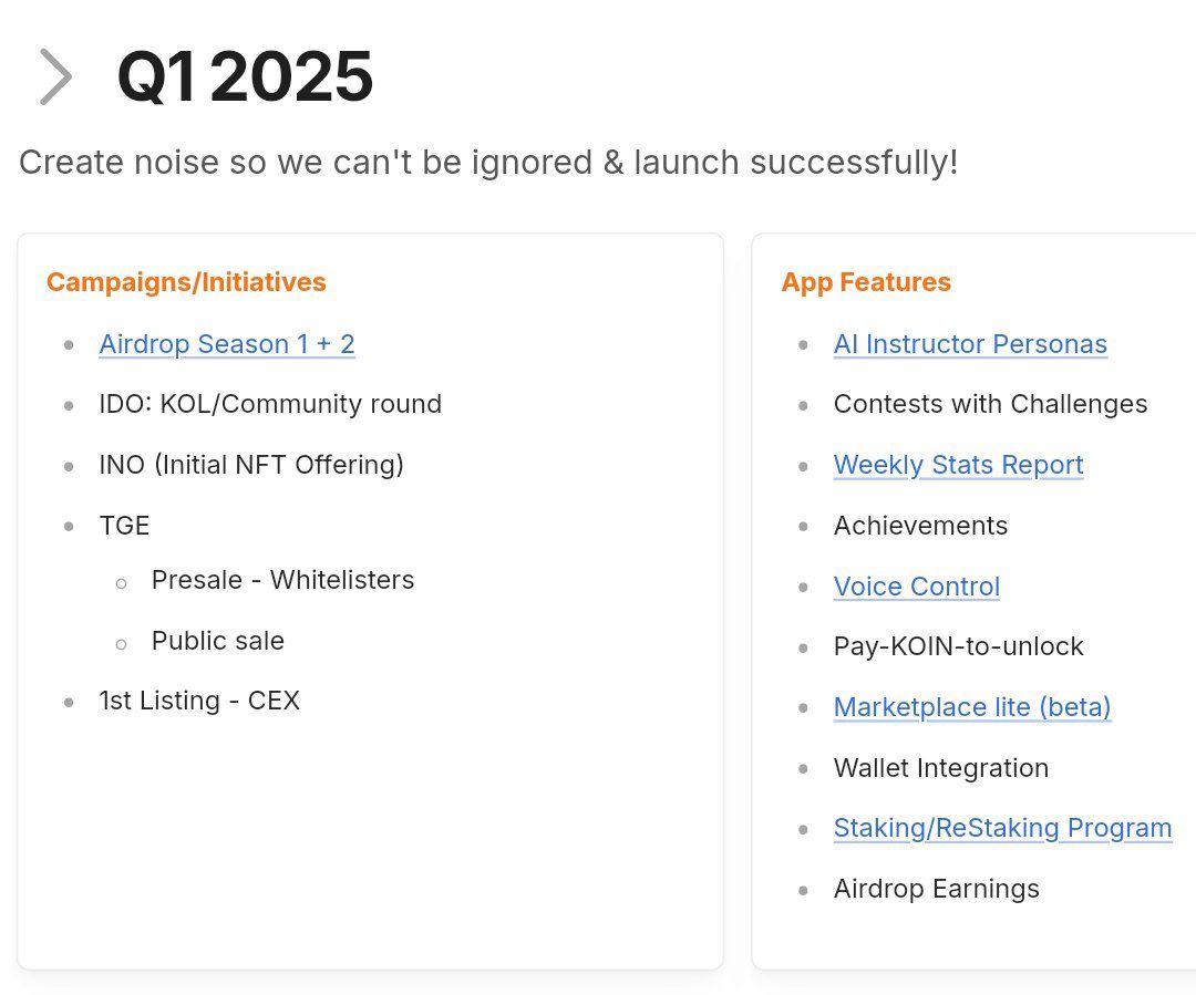 sensei_sammie's tweet image. 🟠 @impaktofficial Roadmap

Now here's a full breakdown on #ImpaktAI roadmap: ↓↓

✓ Q4 2024: Preparing for launch.

✓ Q1 2025: Raise more awareness so they can launch successfully!

✓ Q2 2025: Boost revenue &amp;amp; token value.