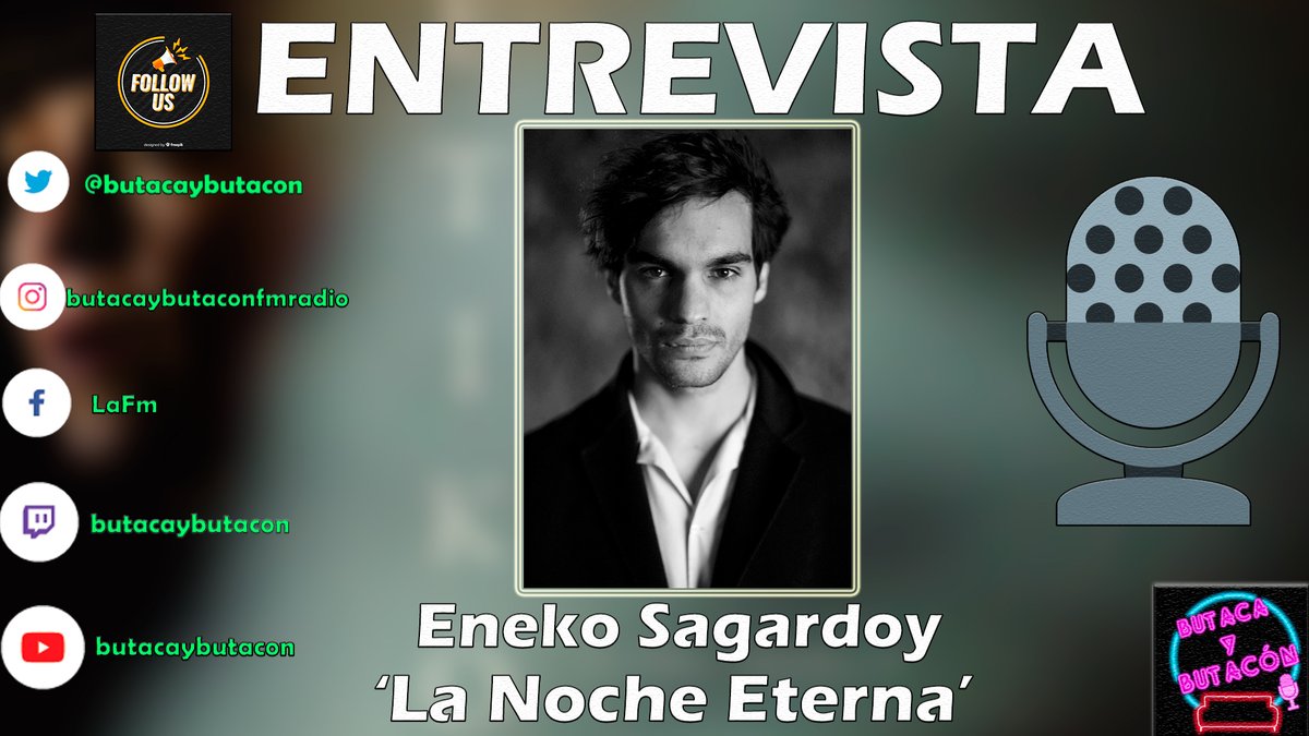 butacaybutacon's tweet photo. 🎙️#Entrevista #Cultura #Podcast #Cortometraje
➡️Café con Candidatos: Eneko Sagardoy por 'La Noche Eterna'. @esagardoy @PremiosGoya @PremiosForque
➡️#LaNocheEterna es candidato a los #Goya2025 y está nominado a los #30Forqué #BetikoGaua
🖱️https://t.co/R2U9v4uTdL https://t.co/NZAKUtkLby