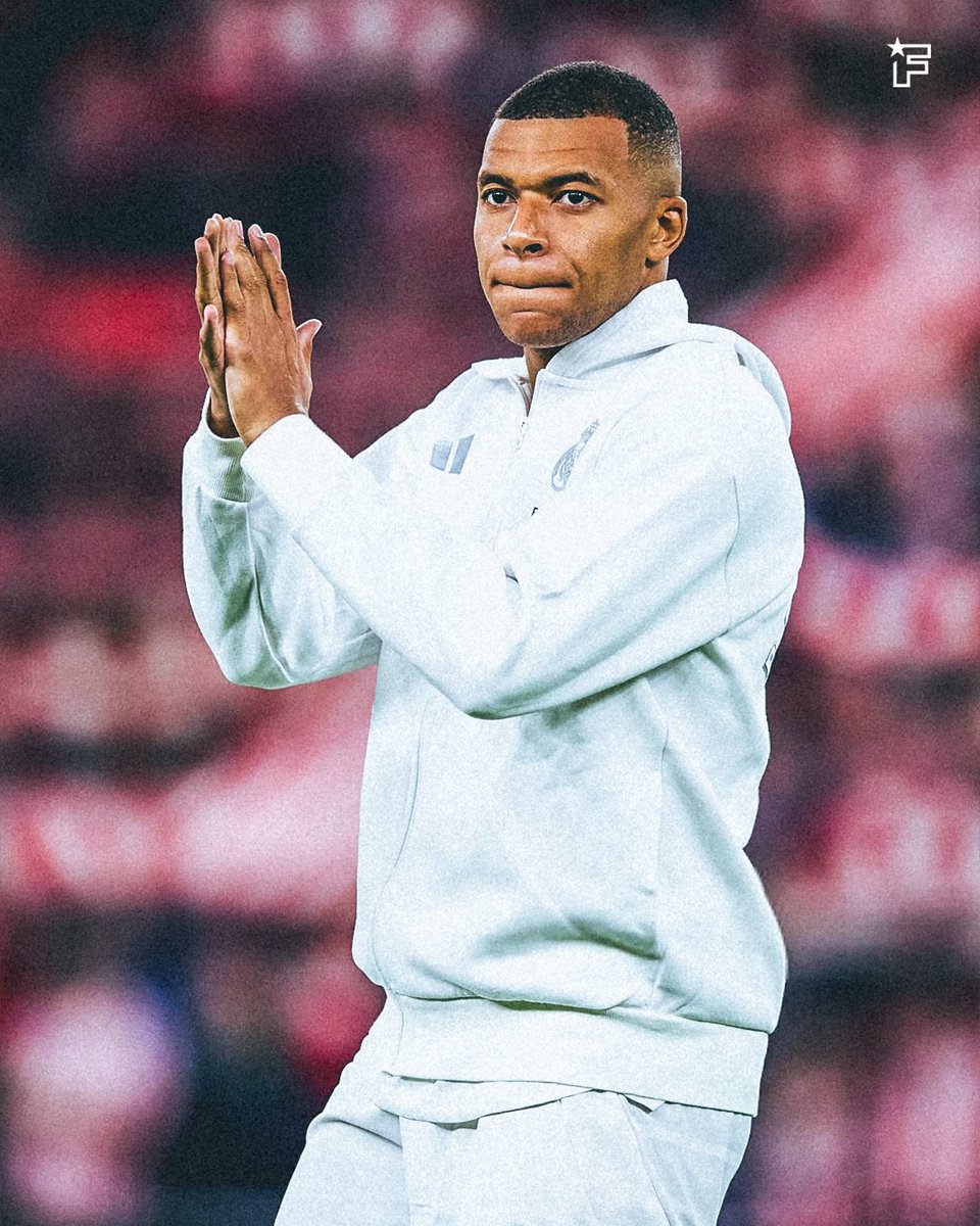 footmercato's tweet photo. Kylian Mbappé mérite-t-il d'être toujours titulaire au Real Madrid au vu de ses dernières performances selon vous ? https://t.co/pvVslvsrfc