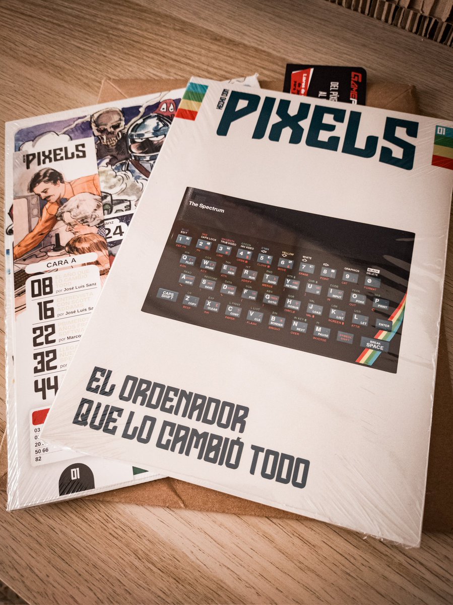 Vanden (@vandenilus) on Twitter photo Crei que no iba a llegar, pero al fin, el número 1 de la revista de ordenadores consolas <a href="/HechoconPixels/">Hecho con Pixels</a> ya llegó a casa Fuera del sobre se puede ver el mismo y el trabajo de <a href="/jlsanzf/">José Luis Sanz</a>
Si no la tenéis correr a la web de <a href="/GamePressEd/">Game Press</a> y haceros con una. Crei que no iba a llegar, pero al fin, el número 1 de la revista de ordenadores consolas <a href="/HechoconPixels/">Hecho con Pixels</a> ya llegó a casa Fuera del sobre se puede ver el mismo y el trabajo de <a href="/jlsanzf/">José Luis Sanz</a>
Si no la tenéis correr a la web de <a href="/GamePressEd/">Game Press</a> y haceros con una.