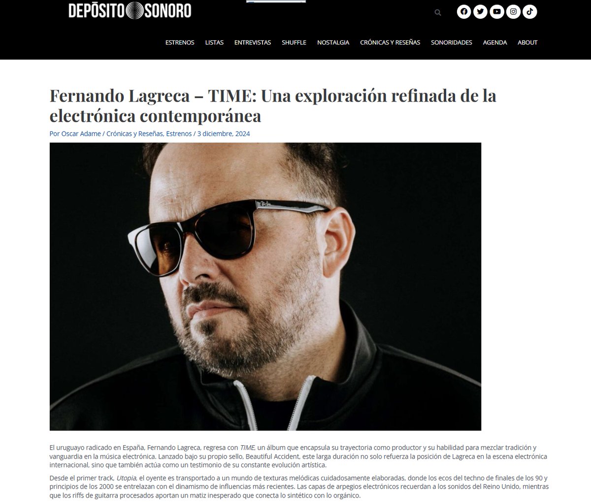 Brunetto / Bruno Garca (@freelastica) on Twitter photo <a href="/DepositoSonoro/">Depósito Sonoro</a> x Fernando Lagreca – TIME: Una exploración refinada de la electrónica contemporánea depositosonoro.com/2024/12/03/fer… <a href="/greknoise/">Fernando Lagreca</a> - <a href="/miraclebcn/">MiracleMgmt</a> <a href="/DepositoSonoro/">Depósito Sonoro</a> x Fernando Lagreca – TIME: Una exploración refinada de la electrónica contemporánea depositosonoro.com/2024/12/03/fer… <a href="/greknoise/">Fernando Lagreca</a> - <a href="/miraclebcn/">MiracleMgmt</a>