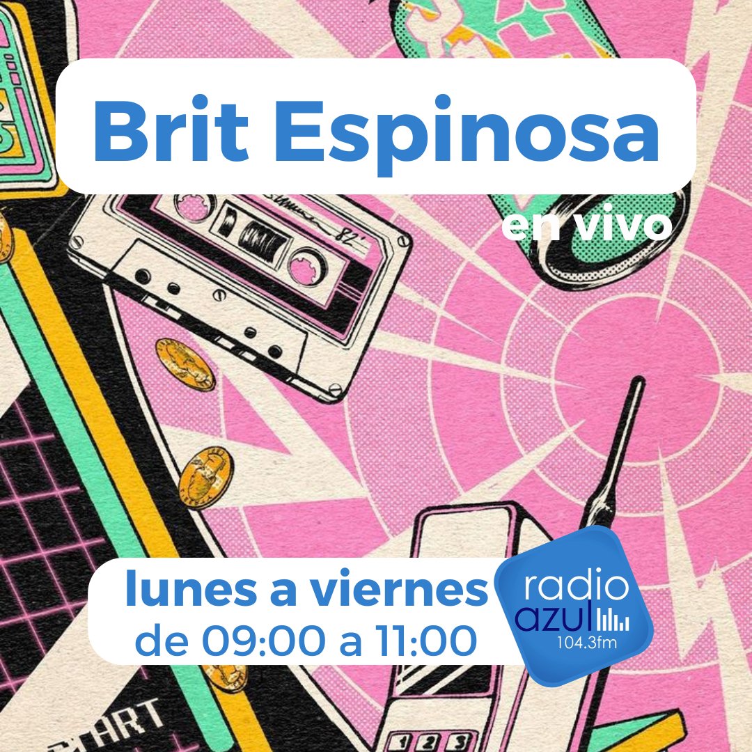 okeymusiccl's tweet photo. Sintoniza #RadioAzul, tu #EstaciónRetro, y haz que todo mejore

📻💙👾 https://t.co/6bZzXXlEhc
