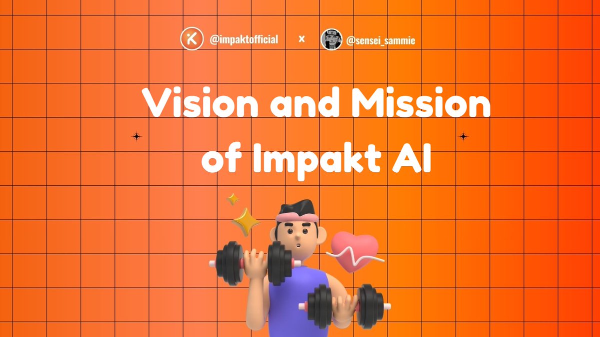 sensei_sammie's tweet image. 🟠 @impaktofficial Vision and Mission

#ImpaktAI aims to establish the largest social network for bodyweight fitness by putting an AI coach in everyone's pocket.

That's capable of interacting with users during workouts and analyzing data to help them improve performance.