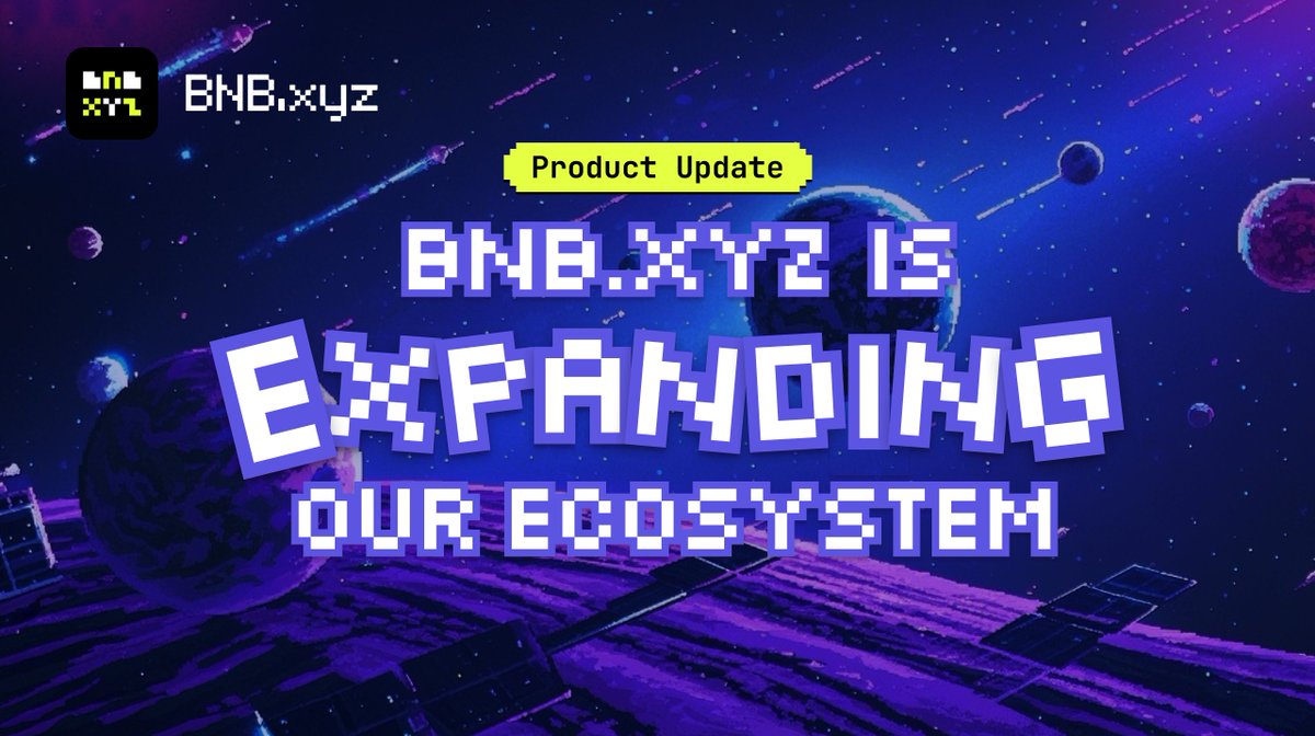 BNBxyz's tweet photo. Welcome our first https://t.co/jMWZSfNduL ecosystem partners!

@VenusProtocol, @Tranchess, and @AstherusHub
🌊Explore new opportunities, maximize your rewards, and grow your assets directly on our platform

Are you ready to dive into BNBFi?
Read more: https://t.co/tgXIbdpBZX https://t.co/tR5XVTFMuw