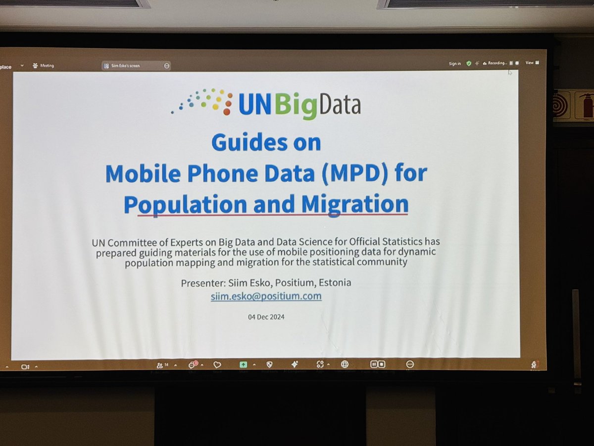 JeanNteziman's tweet photo. Excited that this discussion will continue with a webinar by #UNSD, @statafric , @IOMatAU, @UNMigrationData @StatsSweden & more. Huge thanks to speakers for interesting insights! 🌍 #BigData #MigrationStats @GagoloumA @InsTunisia @StatsGhana @StatsSA https://t.co/wkau4aFVSY