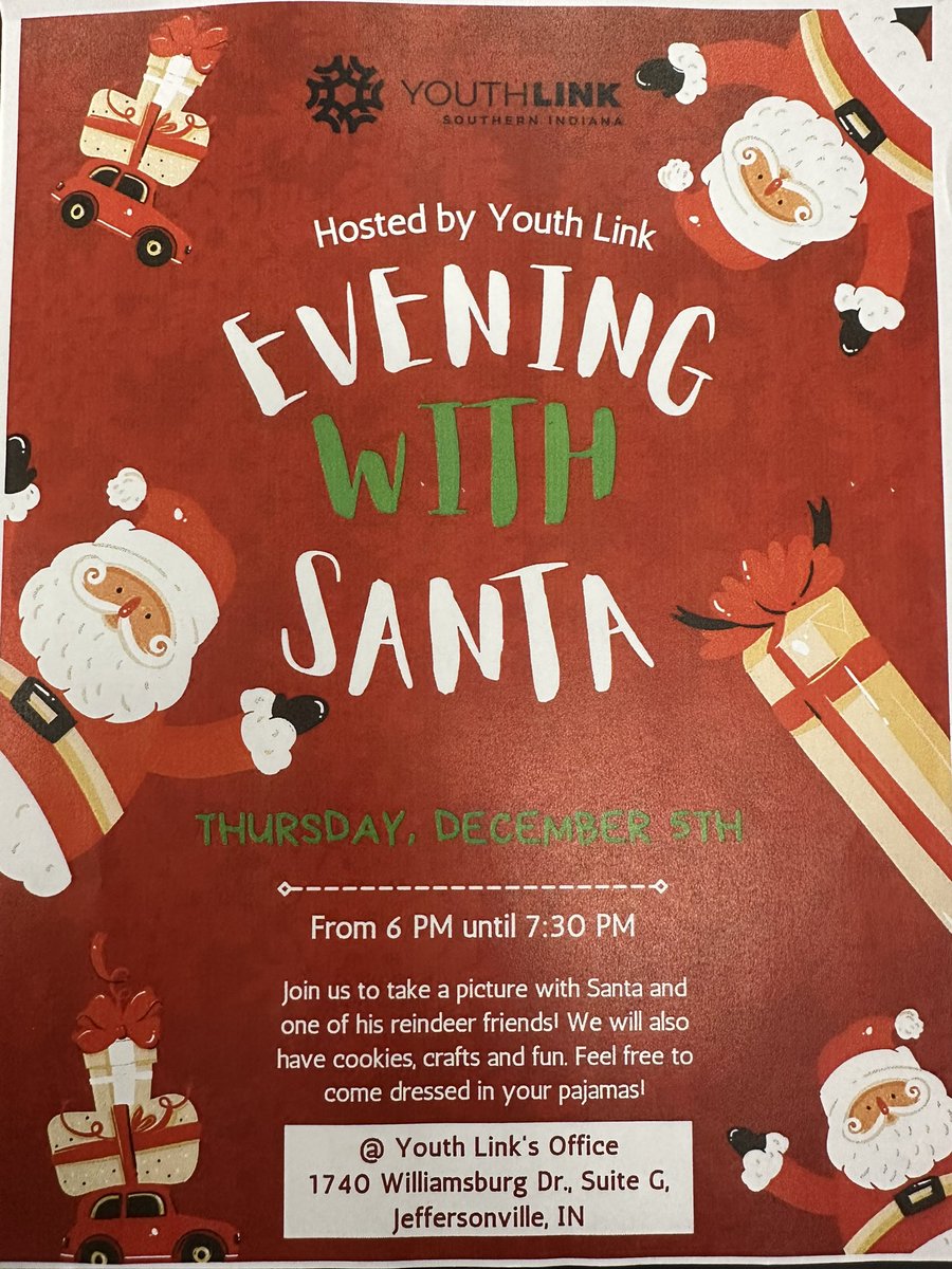 Silver Creek Elementary School (@elementarycreek) on Twitter photo Santa is coming to Youth Link tonight!! Santa is coming to Youth Link tonight!!