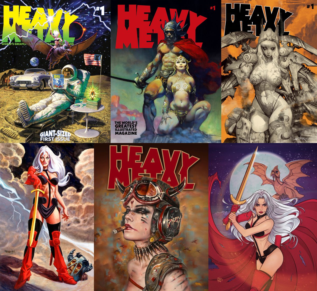 IanSimIan's tweet photo. Sign up for
@iamsteranko Jim Steranko: Talon The Timeless Action Figure
Then look at
@BrianChristgau Six-Gun Gorlilla Vol. 2 TPB
@literaturedevil Dr. Alpha (2nd)
@HeavyMetalInk Heavy Metal Magazine #1
Campaign links @ https://t.co/Ax1yFdhmfU
#buyonebackone #indiecomics https://t.co/4lHjvKkdPX