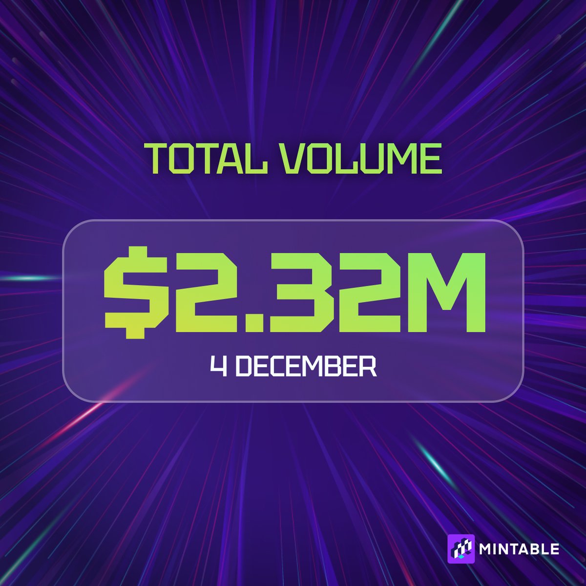 Yesterday we saw $2.3m in total volume on mintable.com

It's time you take control of your NFT's and ReMint them into Community Coins!