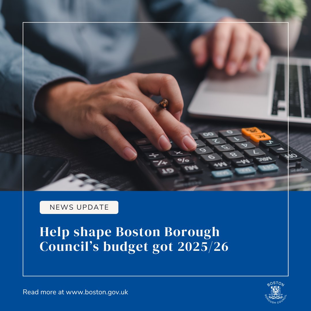 Residents in Boston Borough are being asked to help shape the budget for 2025/26 

For more information, please visit: loom.ly/3FH03NA 

💬 You can take part in the consultation here: loom.ly/EPQ1tjo