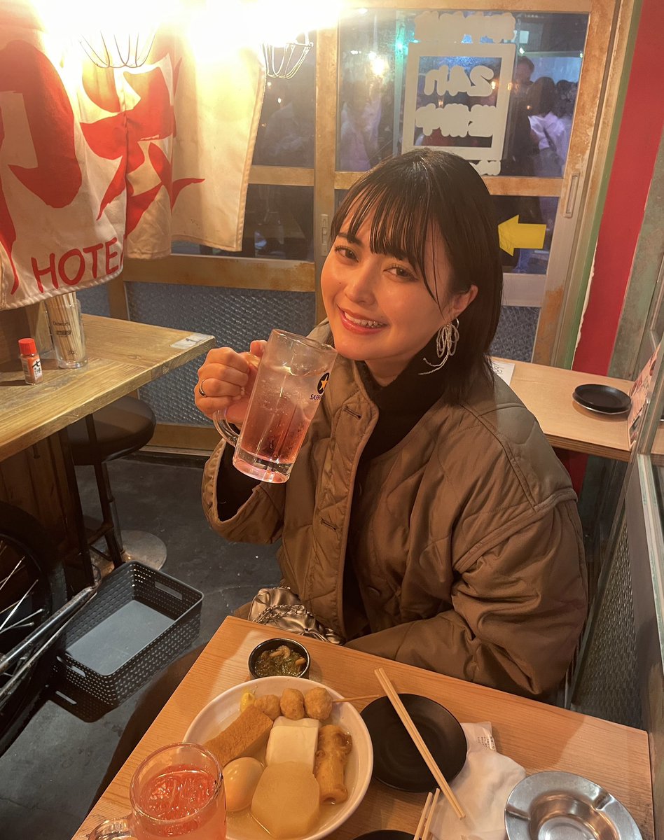 725_p_'s tweet photo. 冬の酒はおでんやな https://t.co/gbaTXjv5Gb